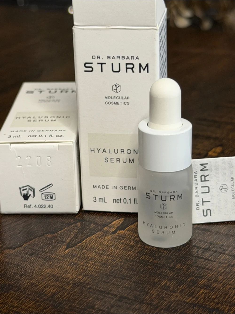 Dr. Barbara Sturm Hyaluronic Serum – White Packaging (Pair) 2x 3ml